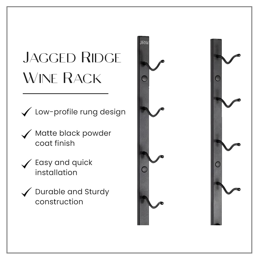 Wall-Mounted Metal Wine Rack