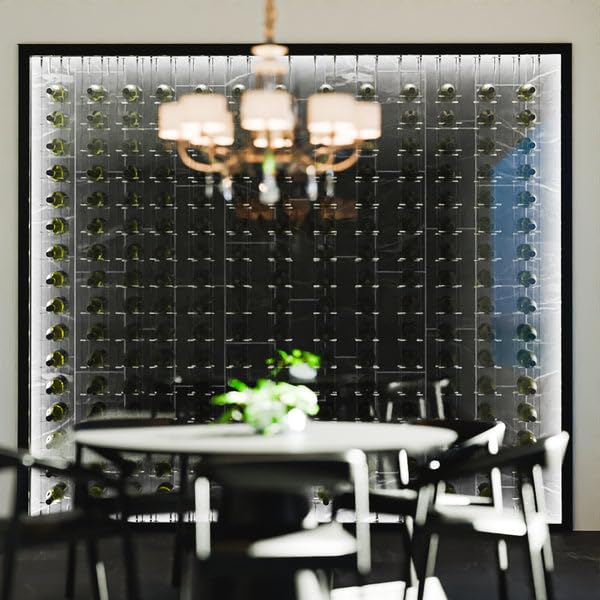 Floor-to-Ceiling Cable Wine Rack