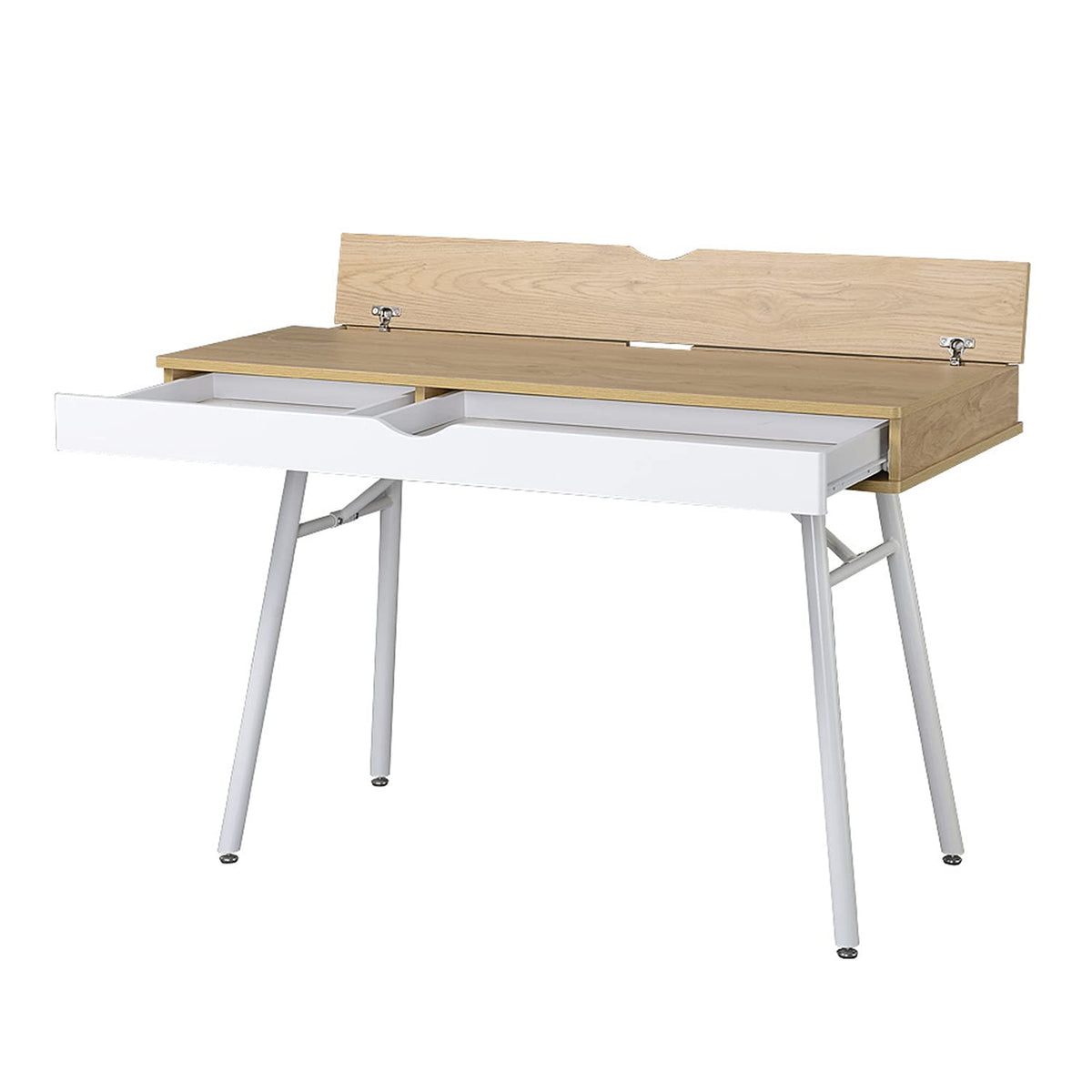 Techni Mobili 46”W Writing Desk w/ Large Drawer & Hidden Cord Management