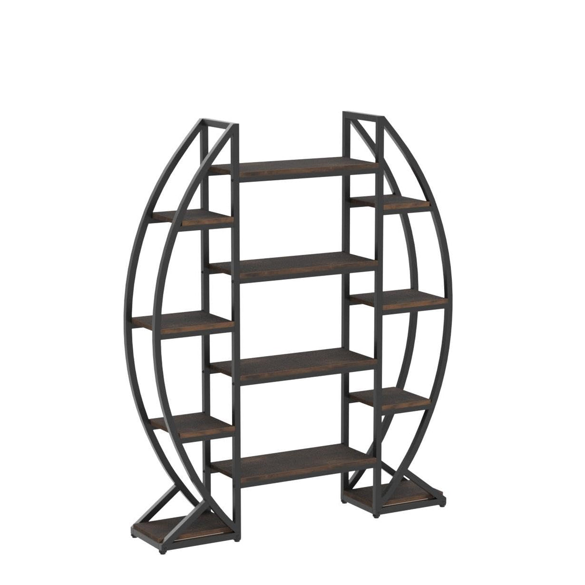 Oval 5-Tier Bookcase