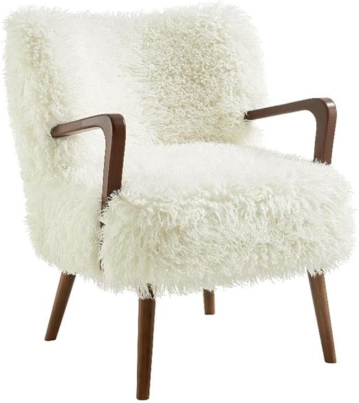 Faux Shearling Accent Chair