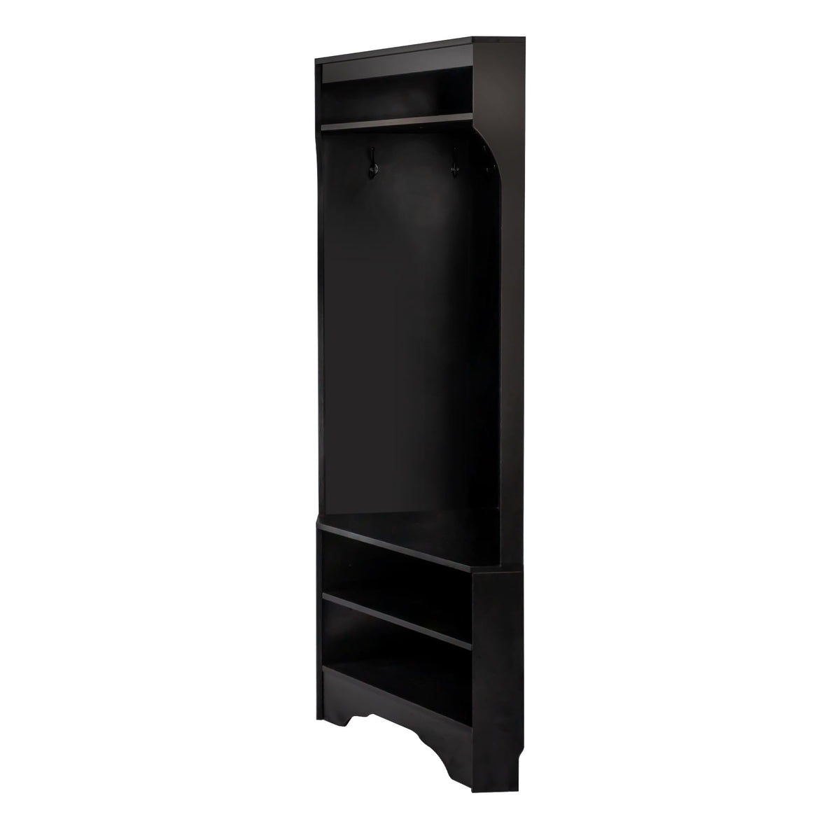 Corner Hall Tree with Shoe Bench