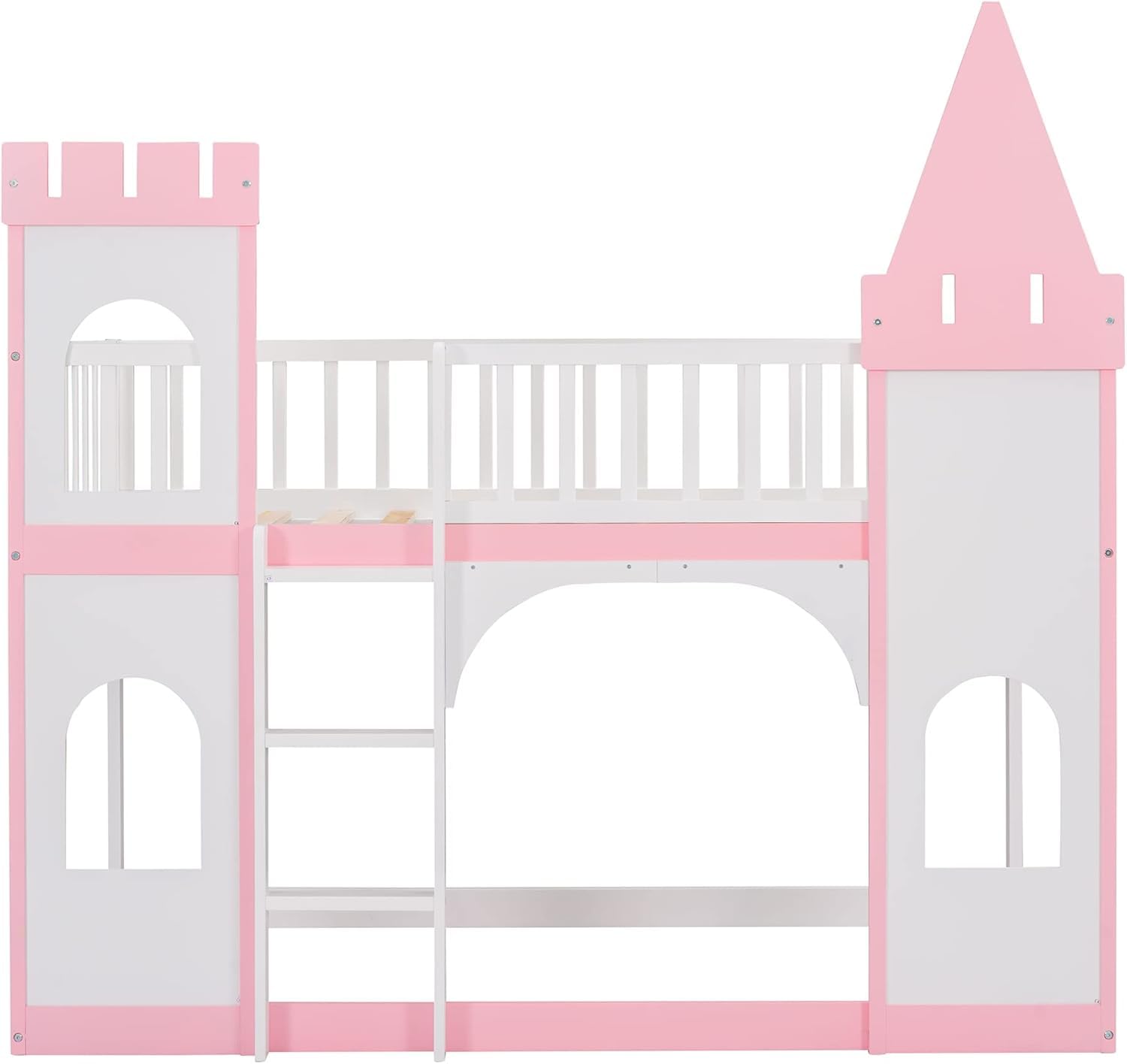 Twin Over Twin Castle Floor Bunk Bed
