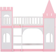 Twin Over Twin Castle Floor Bunk Bed