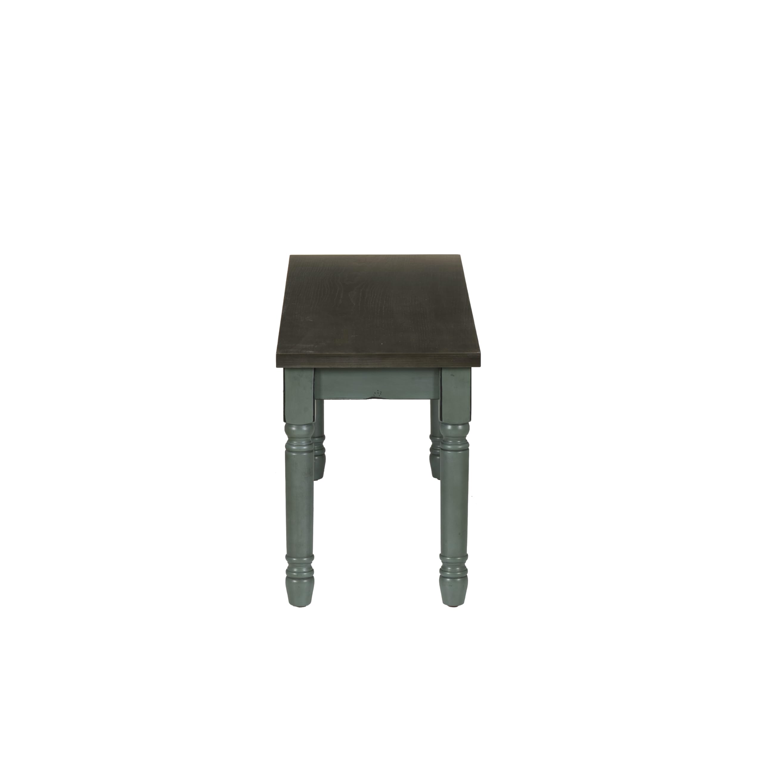 Distressed Blue Dining Bench