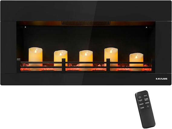 Smart Electric Fireplace – Wall Mount & Recessed