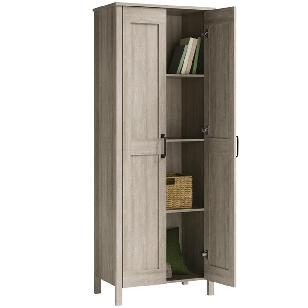 Two-Door Maple Storage Cabinet