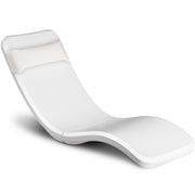 Pool Baja Shelf Lounge Chair – Weighted, Waterproof, White