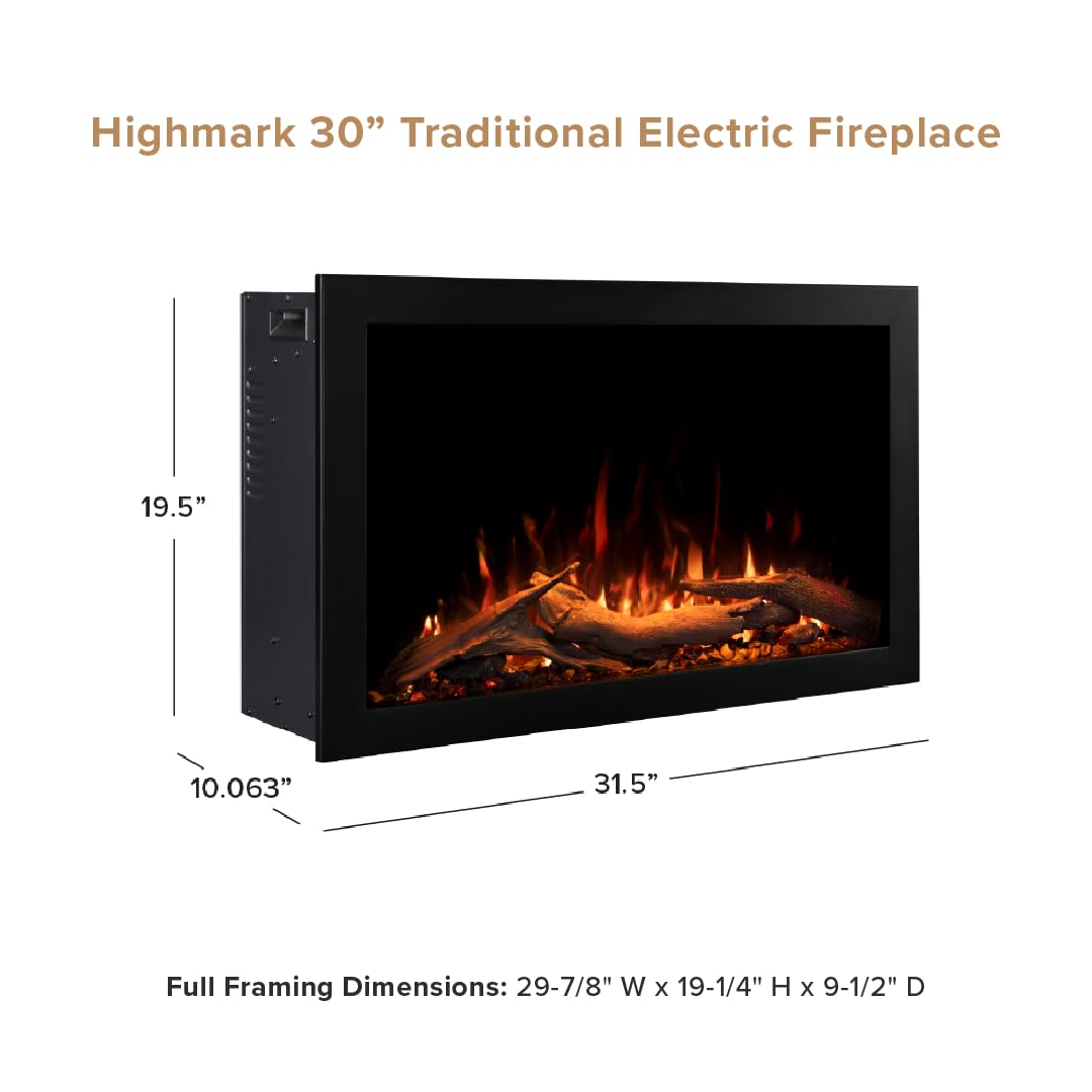Smart Electric Fireplace Insert
