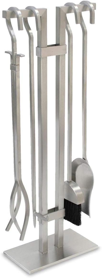 Sinclair Fireplace Tool Set – 4-Piece with Stand
