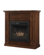 Comfort Glow Dual Fuel Walnut Vent Free Gas Fireplace, 26,000 BTU GFD3810T