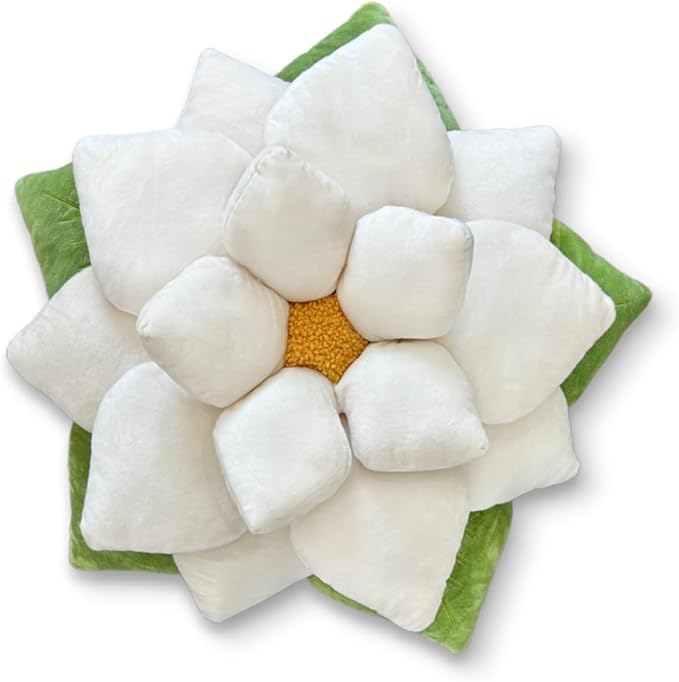 3D Sunflower Shaped Throw Pillow
