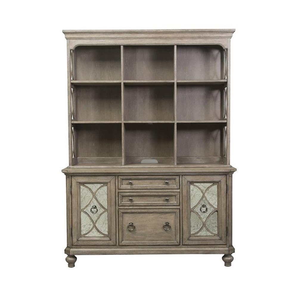 Simply Elegant Credenza & Hutch Set