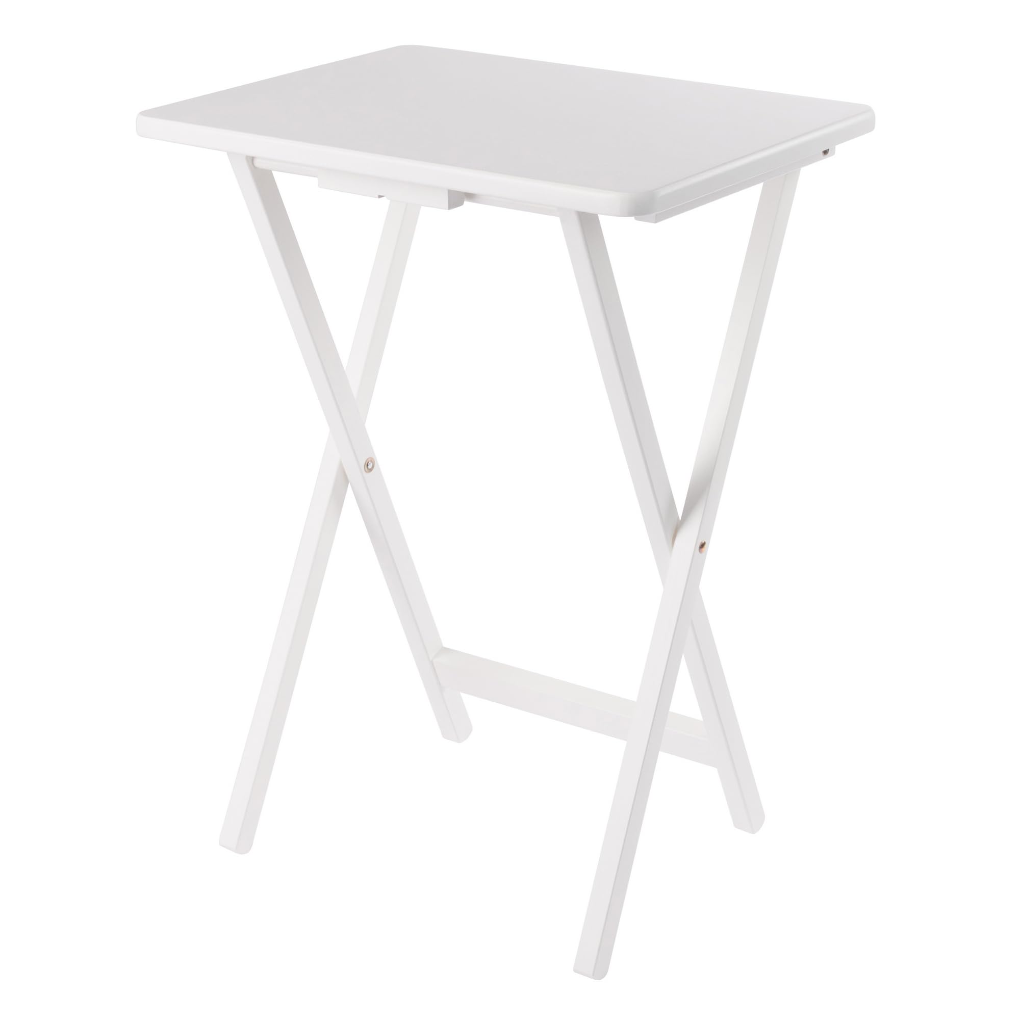 Foldable TV Tray Table – Height & Tilt Adjustable