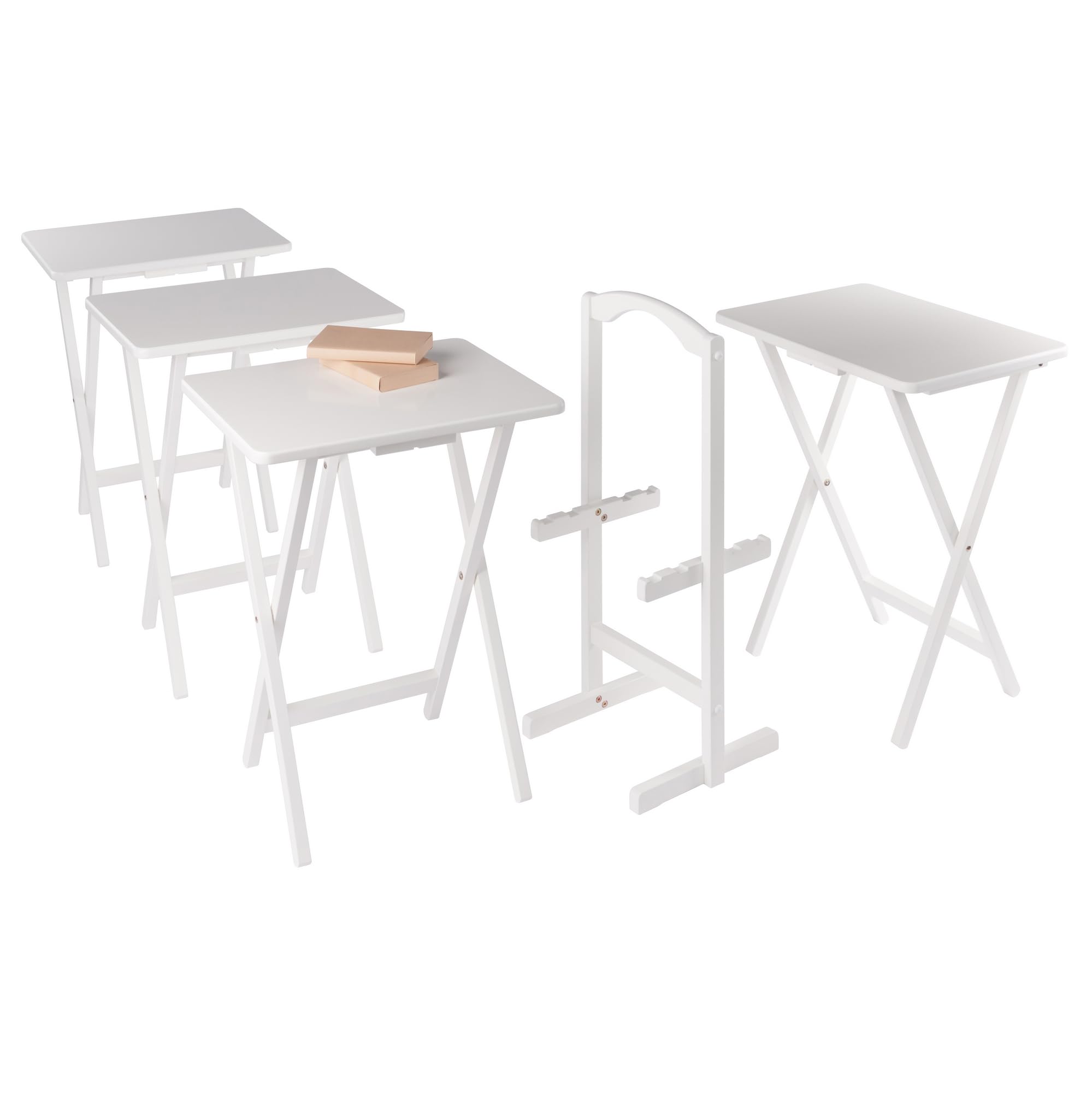 Foldable TV Tray Table – Height & Tilt Adjustable