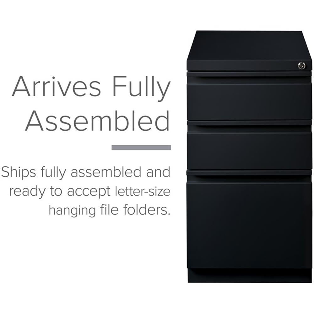3-Drawer Locking Metal Filing Cabinet