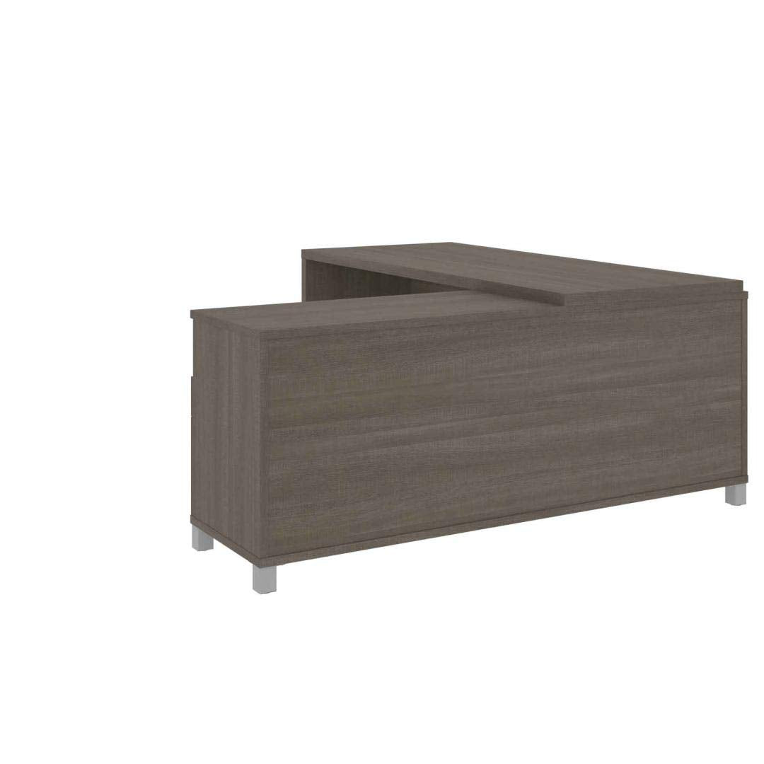 Reversible L-Shaped Desk with Storage