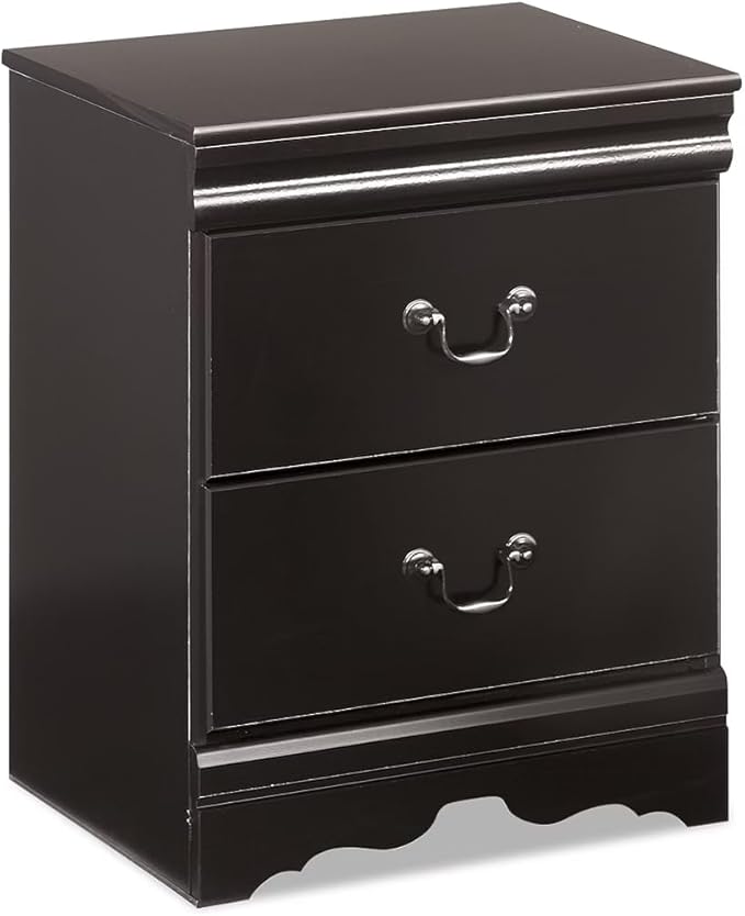 2-Drawer Nightstand with Louis Philippe Moulding