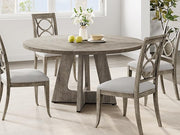 47" Round Farmhouse Dining Table