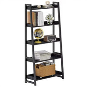 5-Tier Industrial Ladder Bookshelf