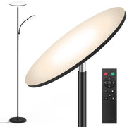 LED Floor Lamp with Bendable Reading Light, 44W 4500LM, Dimmable, 69" Tall