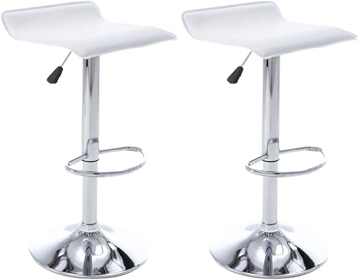Adjustable Swivel Bar Stools Set of 2