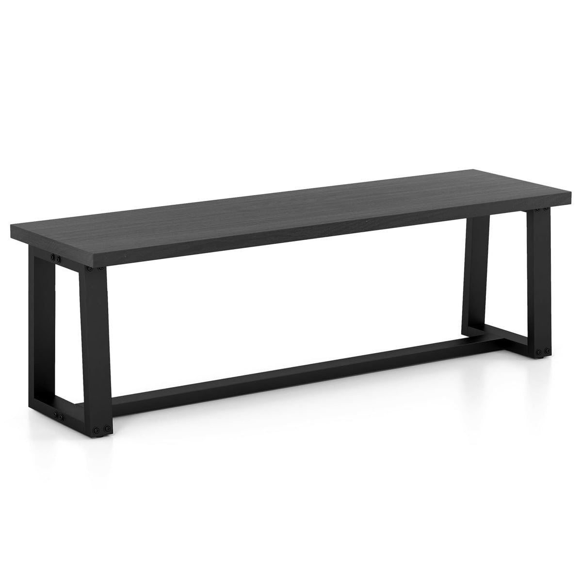 Black Wood Dining Bench