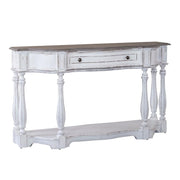 Antique White Console Table