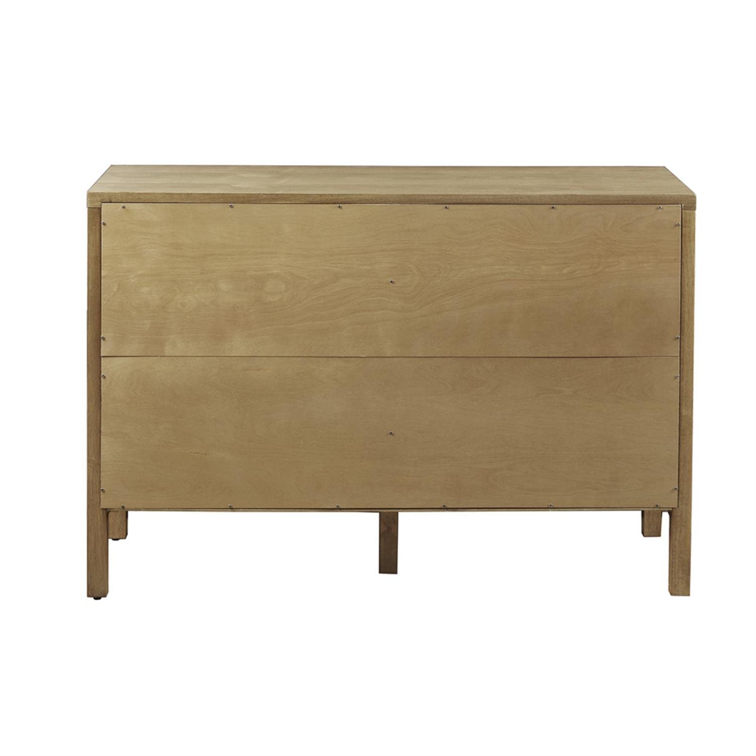 Geometric Accent Storage Cabinet with Adjustable Shelves