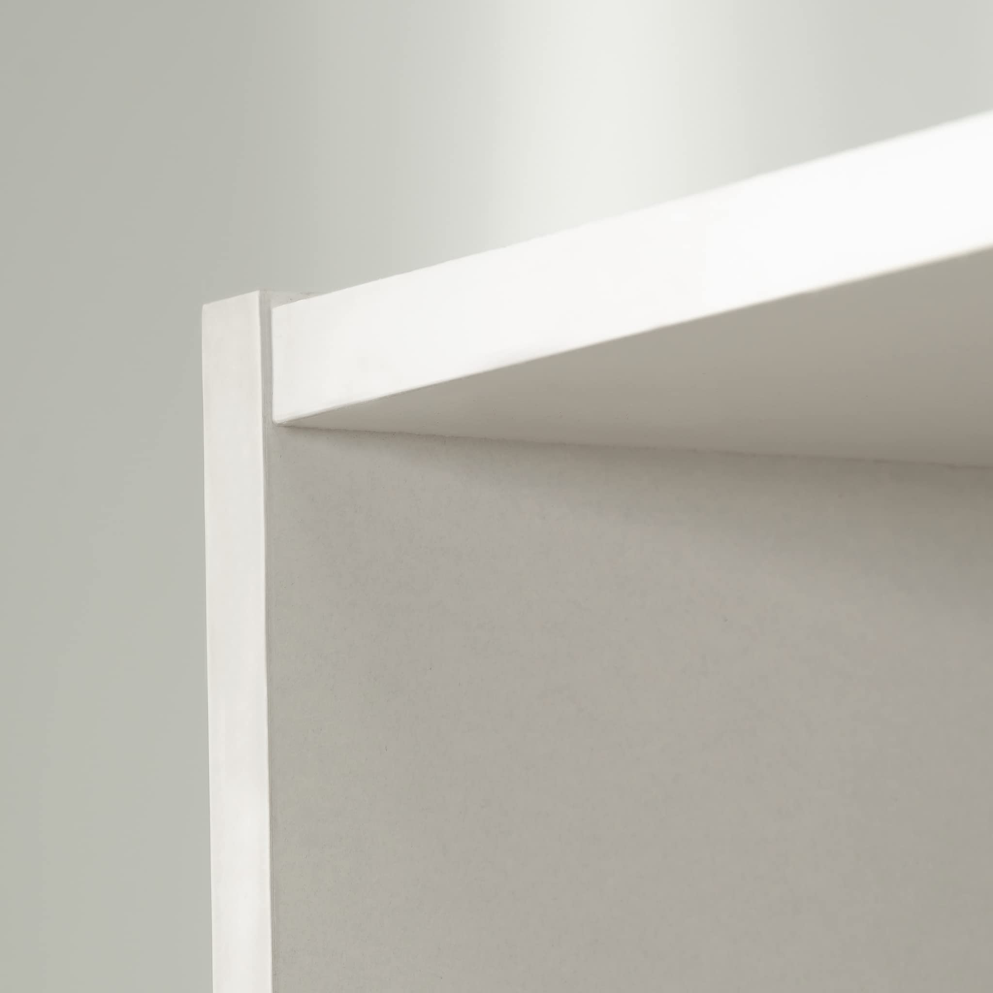 Sauder Beginnings 5-Shelf Bookcase, Bookshelf with Adjustable Storage Shelves, in Soft White