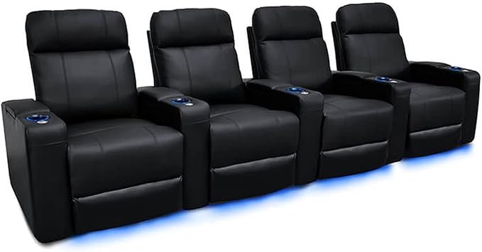 Power Headrest Home Theater Recliner Seat