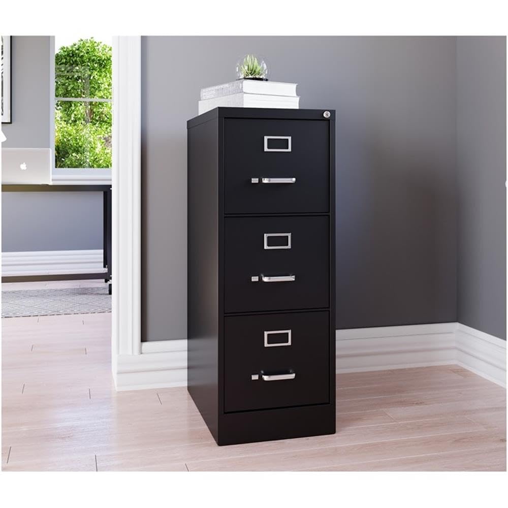 3-Drawer Lockable Metal Filing Cabinet