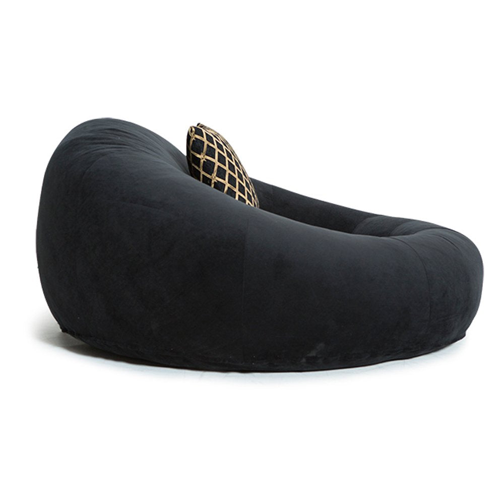 Seatcraft Cuddle Fabric Home Theater Seat, Living Room, Black
