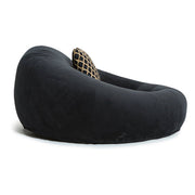 Fabric Cuddle Home Theater Seat – Large, Black