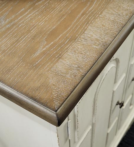 4-Door Accent Cabinet with Adjustable Shelves