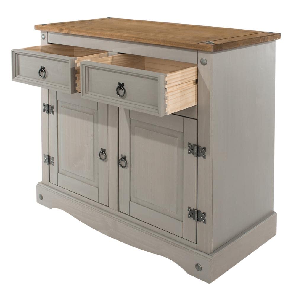 furniture dash Wood Buffet Sideboard Corona Gray