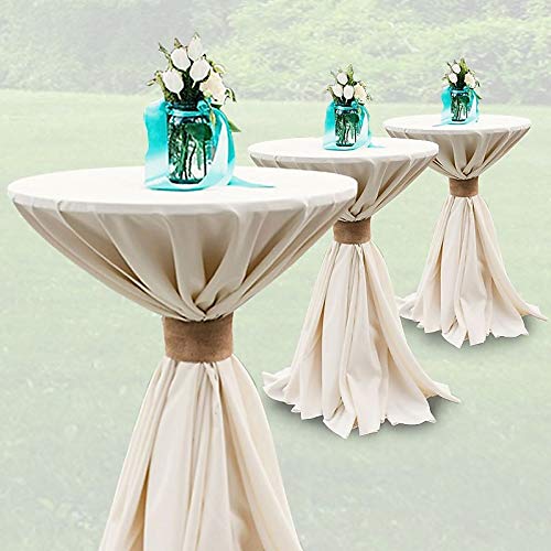 24" Round Adjustable Cocktail Table