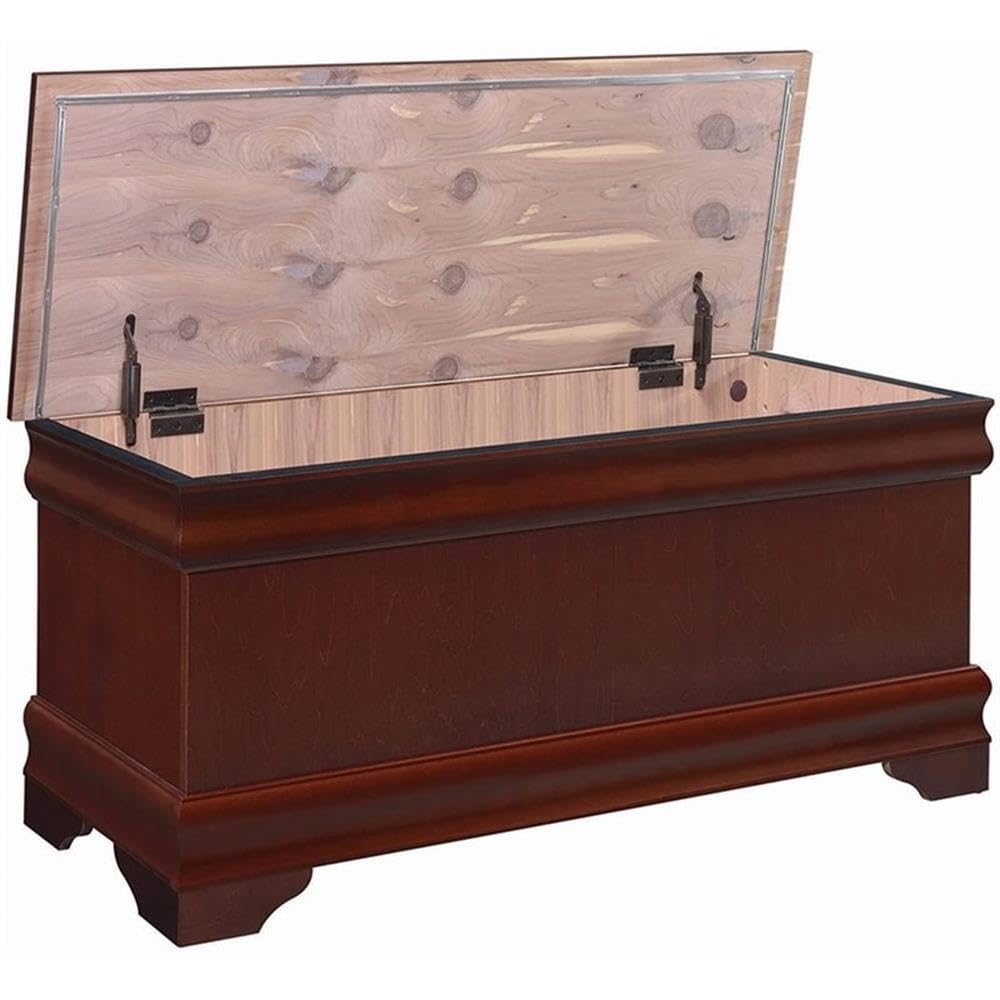 Brown Cedar Blanket Chest
