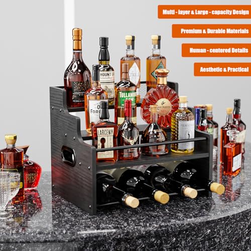 4-Tier Wood Display Shelf