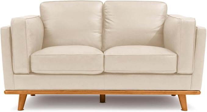Italian Leather Loveseat