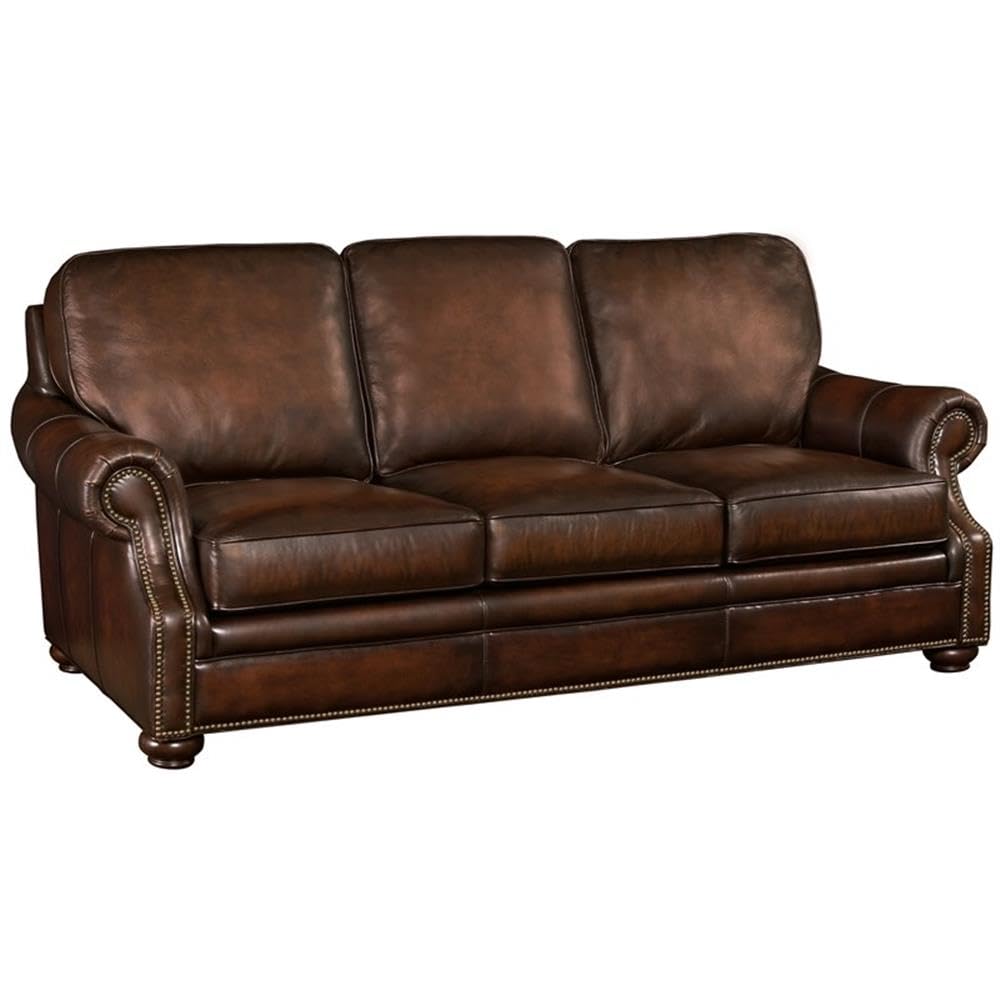 Brown Leather Sofa