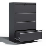 OPTYMIRA 4 Drawer Metal File Cabinet for Legal/Letter Size File,Lockable