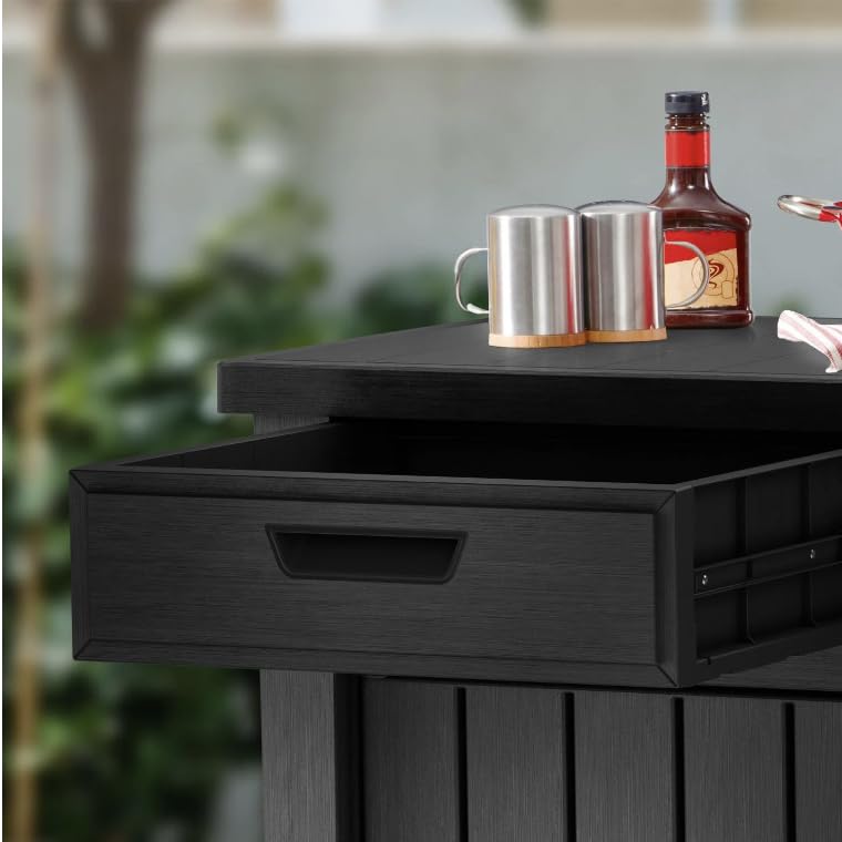 Outdoor Buffet Storage Cabinet with Drawers