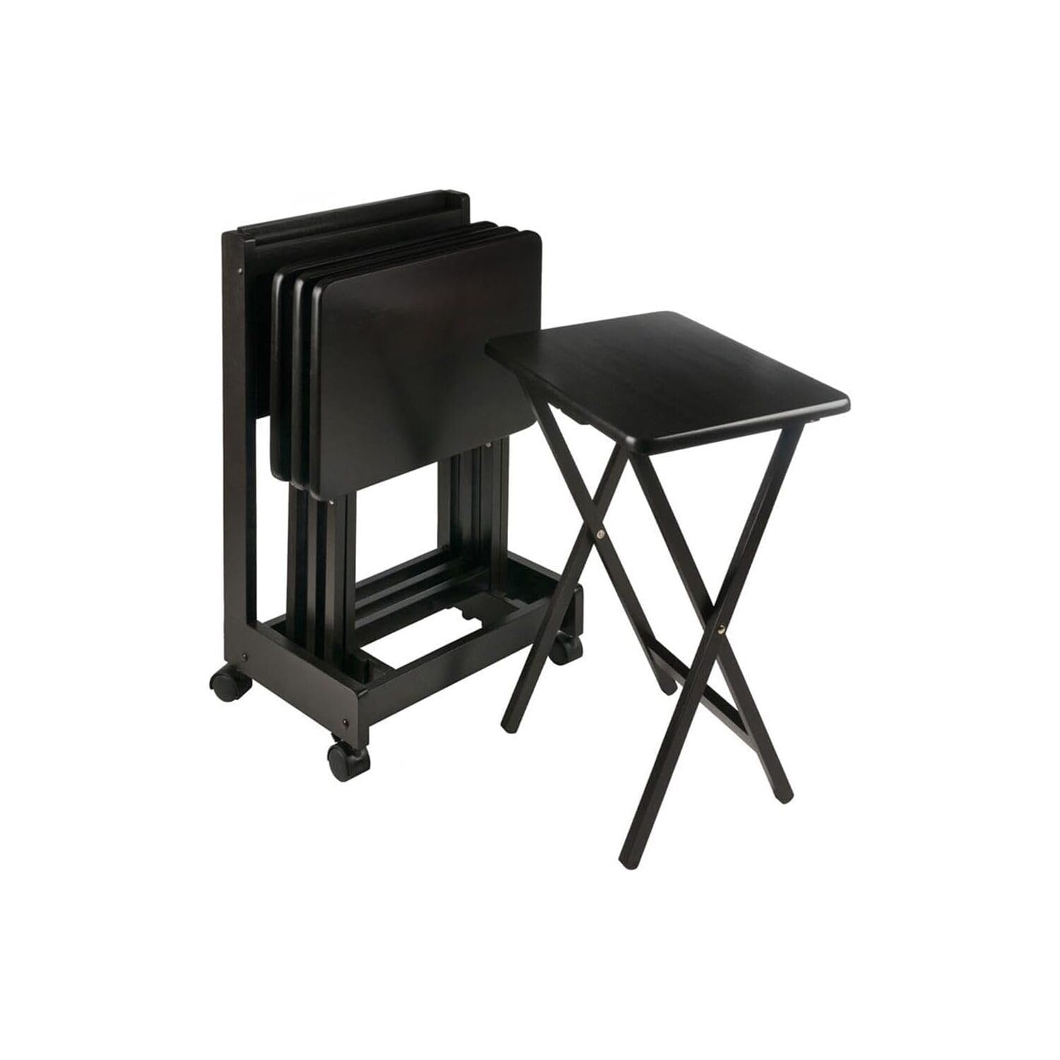 Folding Snack Table Set