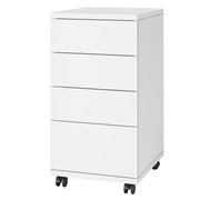 4-Drawer Rolling Office Cabinet
