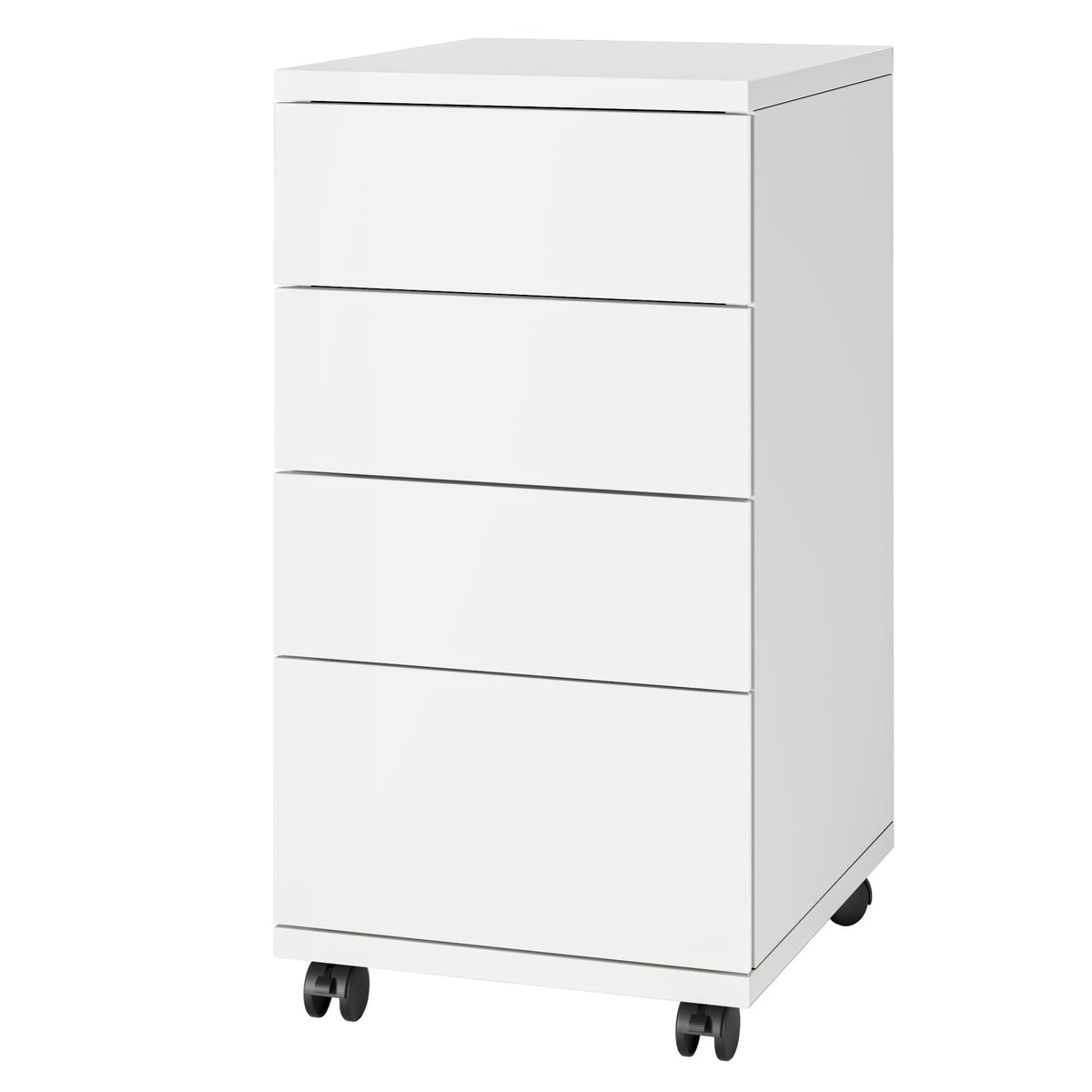4-Drawer Rolling Office Cabinet