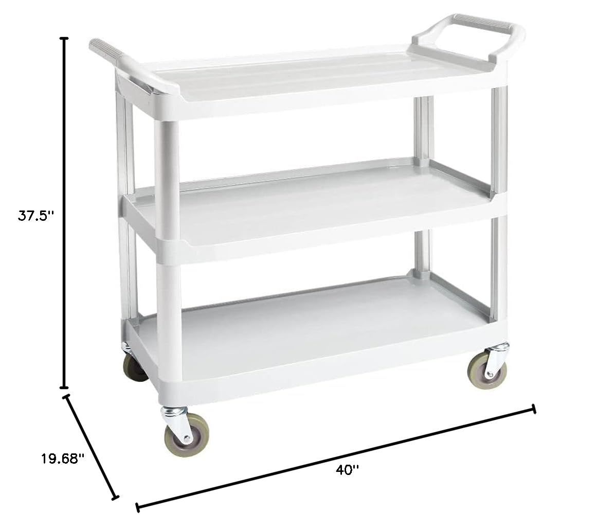 3-Tier Rolling Utility Cart