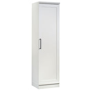 Narrow Single-Door Storage Cabinet with Adjustable Shelves
