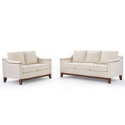 4-Piece Living Room Sofa Set with Storage Ottoman