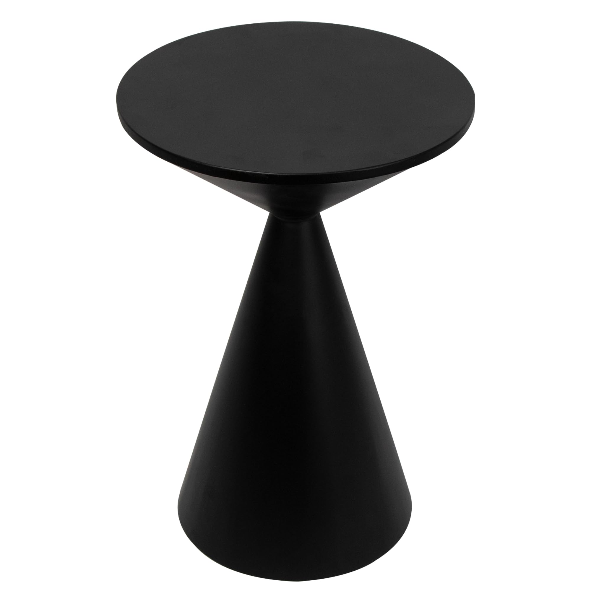 Round Metal Martini Accent Side Table